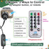 99ft 300 in/8 Super Long LED String Lights LEDs Fairy String Lights with Switch/Timer, Indoor/Outdoor Copper String