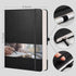 EMSHOI Lined Journal Hardcover Notebook, 8.5 x 11, 192 Pages, A4 Large College Ruled for Work, Black