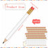 Outus 144 Pieces Golf Pencils, HB Half Pencils with Eraser, 3.5 Inch Baby Shower Pencils Mini Pencils for Kids Baby Shower Bridal Shower Golf School Office Wedding (White) by Outus