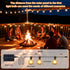 G40 Bulbs, (50FT) Nisocy Solar String Lights Outdoor Waterproof with Remote & Timer, LED Shatterproof Solar Powered