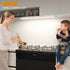 16 Inch Counter 5000K White,Dimmable,Plug Closet, MYPLUS Under Cabinet Lights with Hand Wave, Under Lighting Cold