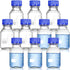 Yopay 10 Pack Media Storage Bottles with GL45 Blue Screw Cap, 250ml Reusable Glass Bottle for Labs or Home Use