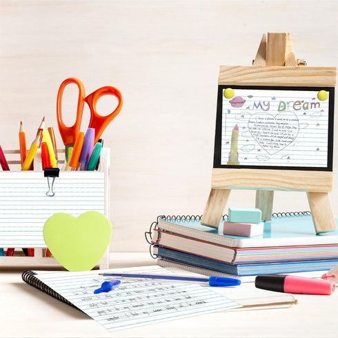 5x7, 100 White Index Cards Ruled Index Cards, Flash Cards for Studying, File Note Cards, Study Cards, Flash Cards, Pcs