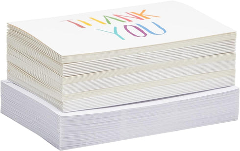 6 48 Pack, 4 6 Juvale Thank You Cards with Envelopes - Bulk Blank Thank You Notes & Cards for Kids & Adults - Assorted