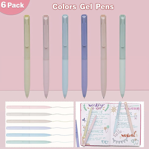 HRFGWDD 52 Set, Set PCS Aesthetic School Supplies with Highlighters, Mechanical Pencils, Color Ink Gel pens, Pencil