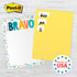 Spanish Appreciation Sticky Note Assortment / 3" x 4" Repositionable Classroom Sticky Note Set En Español / Set of 6