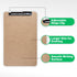 Extra Large Clipboard Set, 6pc, Fits 11 x 17 Tabloid Paper, Vertical or Landscape, 11.6"x19.5”