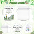 Spakon Christmas Erasers Gifts for Students, 50 Cactus Erasers, Plants Shaped, 25 Gift Cards, Organza Bags