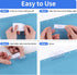Hanging File Folder Tabs - 120 Pcs File Tabs and 200 Pcs Inserts for Hanging Folders