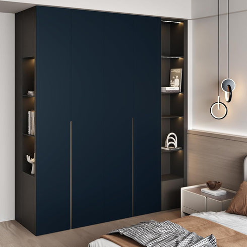 WESTICK Blue Wallpaper Peel and Stick Modern Bedroom Navy Contact Paper for Bathroom Living Room Accent Walls
