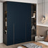 WESTICK Blue Wallpaper Peel and Stick Modern Bedroom Navy Contact Paper for Bathroom Living Room Accent Walls