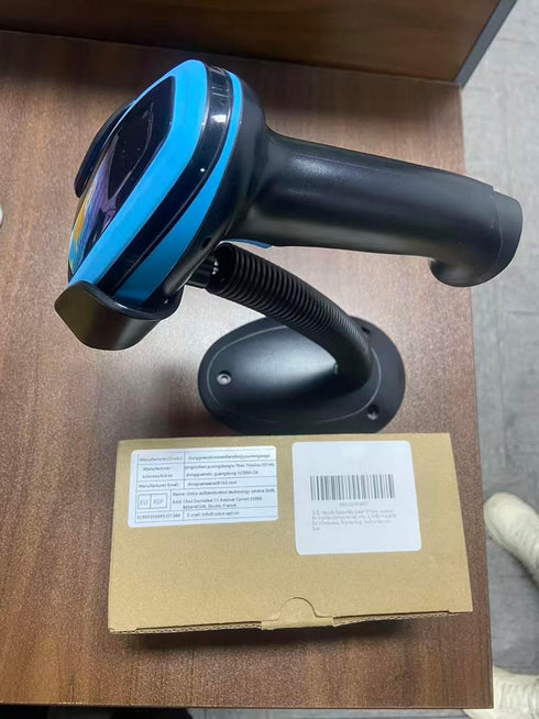 onewscan 1D 2.4G Barcode Scanner Wireless Laser Bar Code Scanners with Stand Wireless & USB Wired Connection Plug