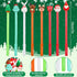 Whaline Christmas Notepad Set, 24Pcs with Gel Ink Pens, Self-Stick Notes, Office Supplies