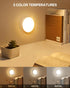 3 Pack 1500mAh Closet Homelist Upgraded Ultra Bright Motion Sensor Lights Indoor, Rechargeable Puck Light with Remote