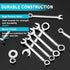 SPEEDWOX 10 Pcs Mini Combination Wrench Set, 4-11mm Open and Box End for Automotive and Home