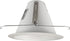 6 inch 6 inch (17550AWL) NICOR Lighting White Wet Location Rated Cone Baffle Trim, Fits Housings