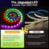 G GEEKEEP 85 6.6ft Battery Powered Led Strip Lights Waterproof, Modes Chasing Multi Color USB led light strip Outdoor