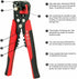 5 in 1 Self-Adjusting Wire Stripper Cutter, Multi-Functional Tool for 10-24 AWG
