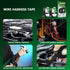 2 (100FT Rolls High Temp Wire Harness Tape Total) OEM-Grade Automotive Cloth Fabric Tape for Engine Wiring Loom, Cable