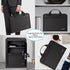 ENGPOW Fireproof Accordion File Organizer, 13 Pockets Document Organizer with Handle & Labels for Home Travel Storage