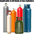 2PCS Propane Tank Holder, High Quality ABS Gas Cylinder Mount with Screws and Safety Chain, Supported 4"-12" (Pack of