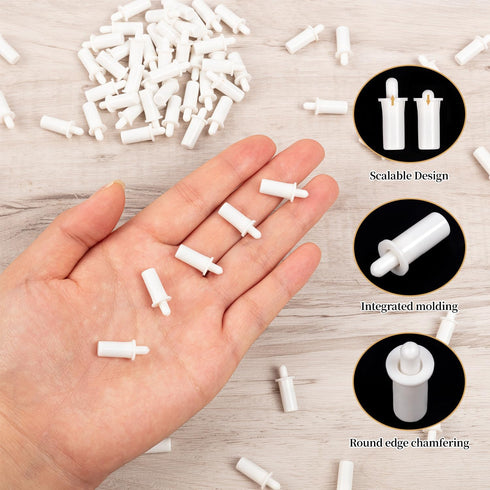 XGHSHW 120Pcs Spring Loaded Plantation Shutter Replacement Repair Pins for Blind Slats, Movable Blade, Cabinet Door