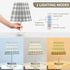 Lotupokon Dimmable Bulb Grey Buffalo Plaid Check Table Lamp for Bedroom USB Outlet Desk Lamp with Fabric Shade Bedside