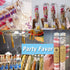 18 PCS 115ml Clear Plastic Test Tubes, 150 x 33mm with Screw Caps and 1 Cleaning Brush for Candy Storage