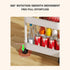 Rolling Carts with Wheels, Rolling Storage Cart with Handle and Lockable Wheels, Storage Cart On Wheels for Office