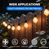50ft 304 Globe String Light Suspension Kit, Outdoor Light Guide Wire, Vinyl Coated Stainless Steel Steel CableInclude