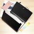 BTSKY Expanding File Folder - 13 Pockets Accordion File Organizer for Receipts, Coupons, and Cards - Black with Rope