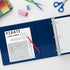 STAPLES 1Inch 3Ring 3Pack Economy NonView Binder, Navy Blue, Round Rings, Durable Lightweight Design for School