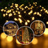 2 Packs 144ft 400 8 Toodour Solar Christmas Lights Outdoor, Total LED Solar String Lights with Mode, Outdoor Christmas