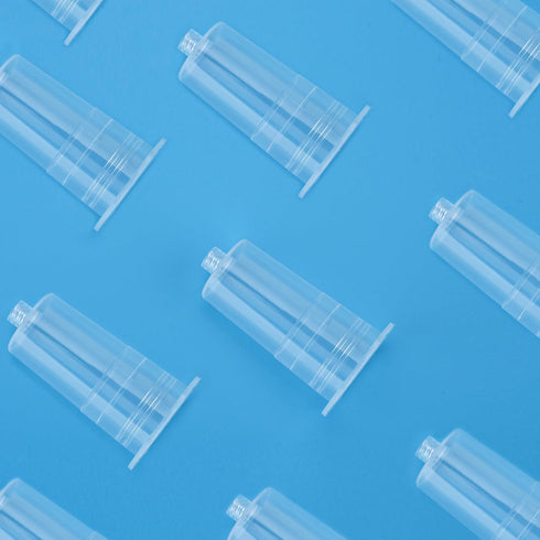Pack 100 Vacutainer Blood Collection Tube Holder - Disposable Needle Holder Universal Fit Transparent Connector