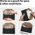 Carrotez Money Envelopes for Cash (PU Leather), Reusable Cash Envelope Wallet for Travel and Budgeting, 1 ea, No Letter