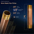 Everflow Supplies NPBR1250 5" Long Brass Nipple Pipe Fitting, 1/2" Nominal Diameter, NPT Ends