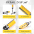 4PCS Pattern Flush Trim Router Bits Set, 1/4 Shank, Carbide Top Bearing Flush Trim Router Bits, Woodworking Milling
