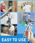 Spray Nozzle Spray Tip - Reversible Spray Tips for Airless Paint Sprayer, 5 Pieces - 211, 313, 415, 517, 623