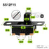 Chanzon SPDT Mini Micro Slide Switch, 1p2t 2 Position, 150pcs Vertical Slide Switch Panel Mount