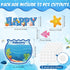 Birthday Bulletin Board Set for Classroom Under The Sea Spring Bug Bee Theme Happy Birthday Bulletin Board Decoration Months Ocean Honeycomb Cutouts Birthday Calendar School Wall Decor (Sea) by Colarr