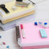Citylife 3 PCS Clear Plastic Storage Bins with Latching Lids, Stackable Containers for Organizing A4 Paper, Photo,