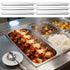 Lyksgir 6 12 Inch Commercial Pcs Stainless Steel Adaptor Bar, Long Food Service Divider, Metal Table Adapter Bar
