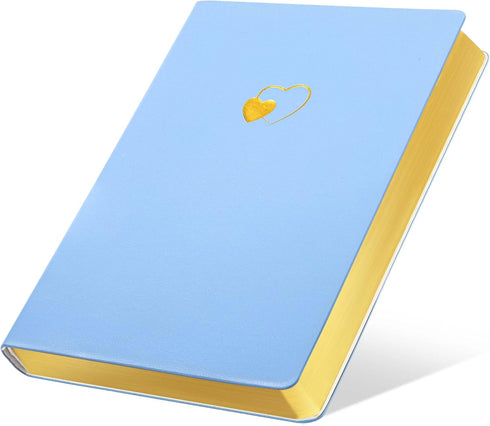 CAGIE Lined Journal Notebook for Women and Girls, 256 Pages Leather Journals for Writing, A5 Soft Cover Notebook,