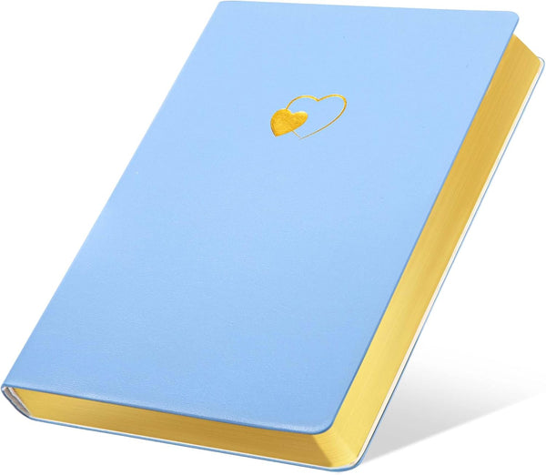 CAGIE Lined Journal Notebook for Women and Girls, 256 Pages Leather Journals for Writing, A5 Soft Cover Notebook,