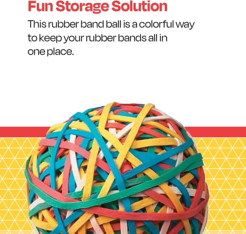 Multi-Color Rubber Band Ball - School Smart
