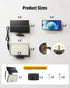 170-LED 16.5FT 3 IP65 1 Pack Mini Solar Lights Outdoor with Motion Sensor, Solar Flood Lights Outdoor Dusk to Dawn