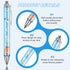 Thenshop Funny Nurse Pens - Cartoon Ballpoint Nursing Pens with Black Ink for Appreciation Gifts (24 Pcs)
