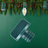 CZJIAWO 10pcs C7 Plugs,C7/E12 Bulb 10) Light Socket Safety Cap Light Socket Cover,Cap for String Lights (Green
