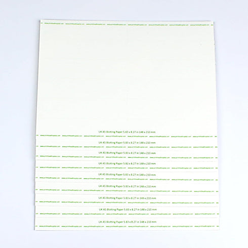 Heavyweight Blotting Paper - 8x6 (10 Absorbent Sheets) for Flower Press, Calligraphy, Inkjet Printer Cleaning - Highly