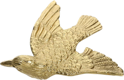 Abaodam Brass Bird Drawer Handle Left, Decorative Cabinet Knob for Wardrobe, Dresser,